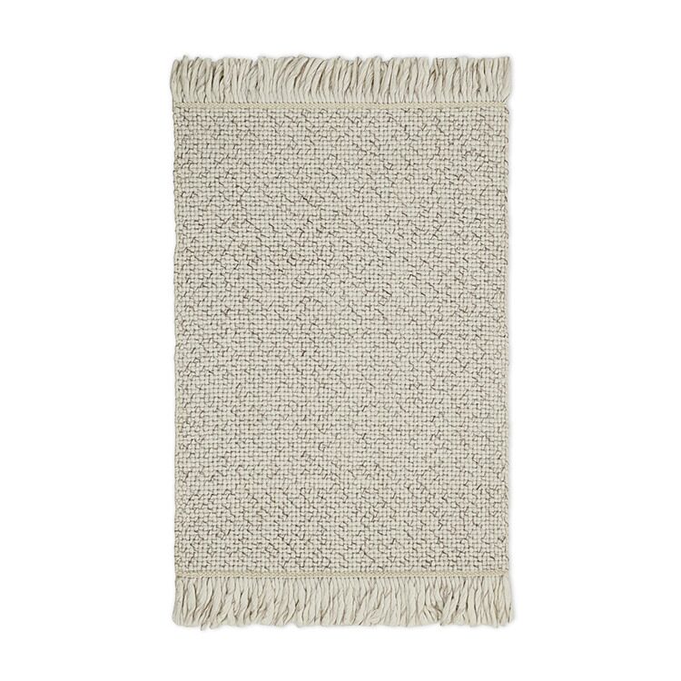 Ковер из переработанного пластика Tkano бежевого цвета из коллекции Ethnic, 60х90 см