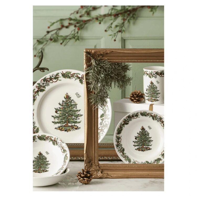 Тарелка закусочная Spode Рождественская ель Эксклюзив 20 см