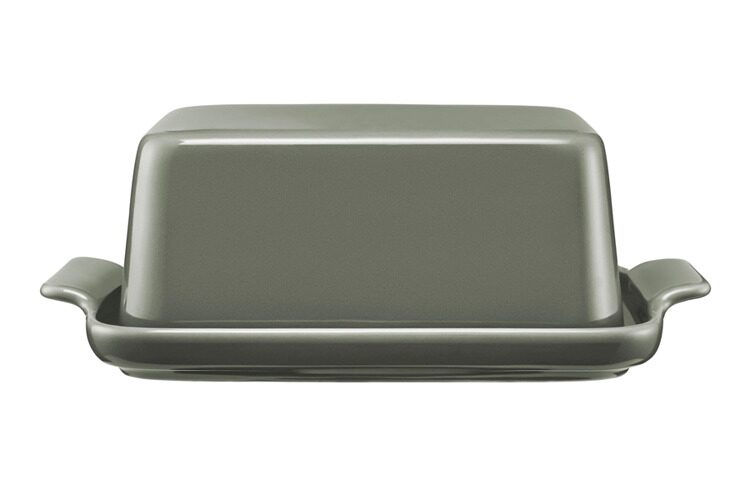 Маслёнка Maxwell & Williams, 20х12 см, фарфор P, серо-зеленая, Indulgence