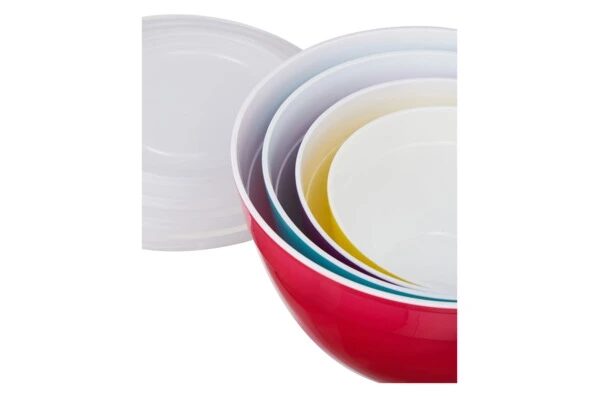 Миска для смешивания с крышкой WO HOME VALENCIA 23,5х12,5 см, 3,2 л, пластик, зеленая