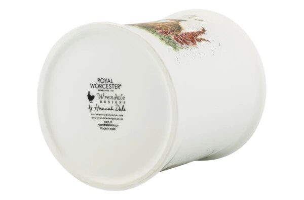Банка для чая с крышкой Royal Worcester Забавная фауна Лиса 10х14,5 см, фарфор костяной