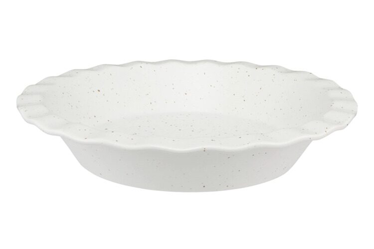 Форма для запекания Maxwell & Williams, 25 см, фарфор P, круглая, молочная, в крапинку, Speckle