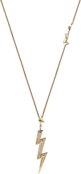 Колье Just Cavalli JCNL00040300 сталь, стразы из стекла, ПВД покрытие золотом