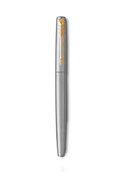 Подарочный набор: Ручка перьевая Parker Jotter Stainless Steel GT, Mblue и Ежедневник  недатированны