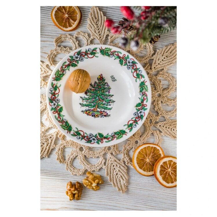 Тарелка закусочная Spode Рождественская ель Эксклюзив 20 см