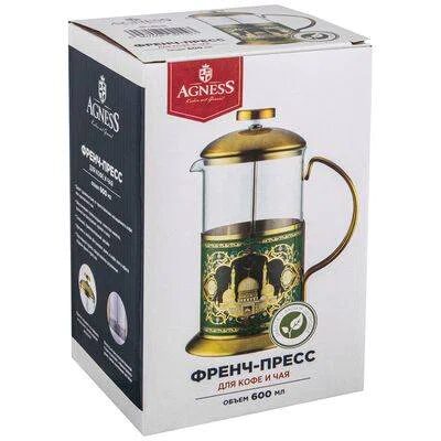 Френч-пресс Agness "Сура" 600 мл