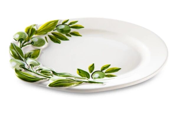 Блюдо овальное Edelweiss Оливки 22х14х2 см, керамика