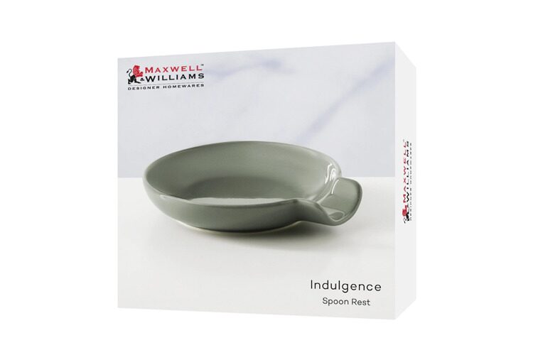 Подставка под ложку Maxwell & Williams, 13,5х12 см фарфор P, серо-зеленая, Indulgence