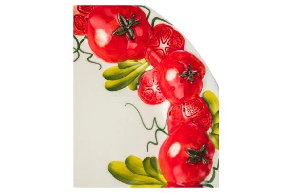 Блюдо овальное Edelweiss Томаты 43х30 см, керамика
