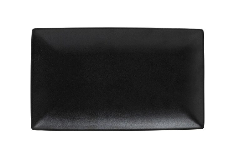 Блюдо Maxwell & Williams, 27,5х16 см, фарфор P, прямоугольное, черное, матовое, Caviar Black