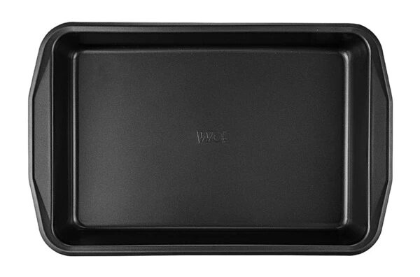 Форма для запекания прямоугольная WO HOME Home Baking 44,1х27,8х5,7 см, сталь углеродистая, серая