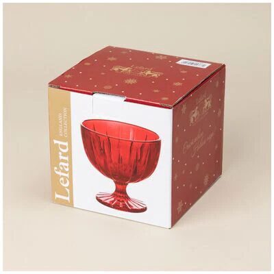 Креманка Lefard celebration red 11x11x10 см