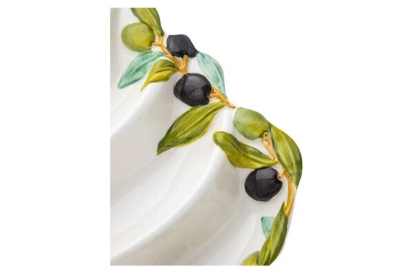 Блюдо для оливок Edelweiss Оливки EDW-417 27х21 см, керамика