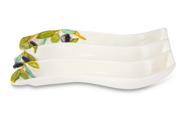 Блюдо для оливок Edelweiss Оливки EDW-417 27х21 см, керамика
