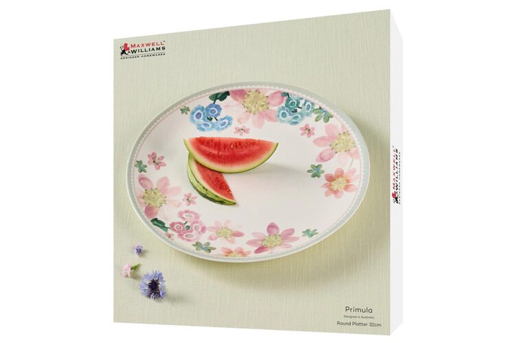 Блюдо Maxwell & Williams, 32 см, фарфор P, круглое, белое, Примула, Primula